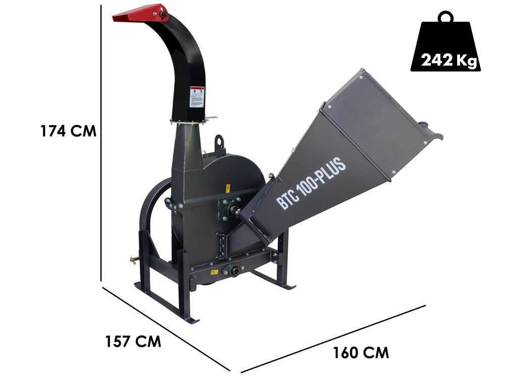 Blackstone BTC 100-PLUS Traktor-Häcksler - Riemenantrieb-Neu